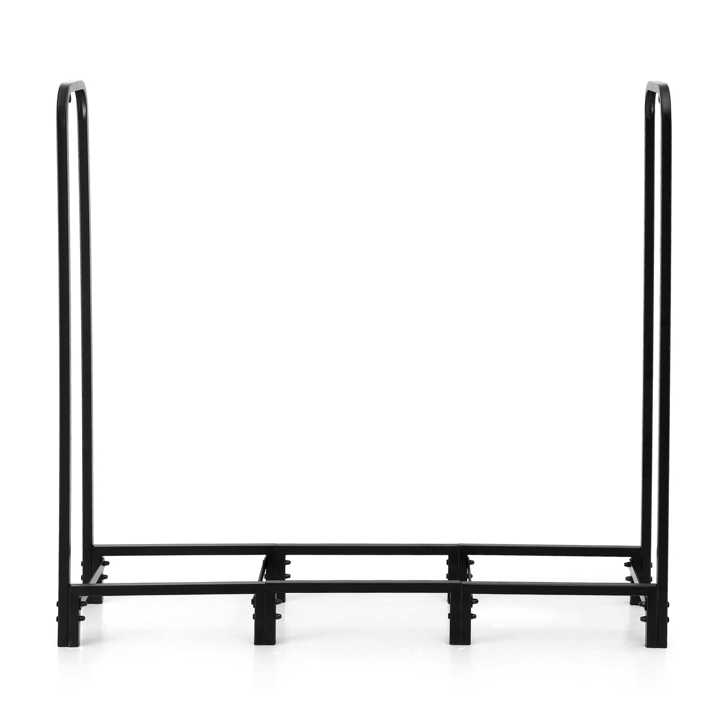 Gardeon Firewood Rack 120cm Wood Rack 3 Sizes Firewood Storage with Tools Black - Image 3
