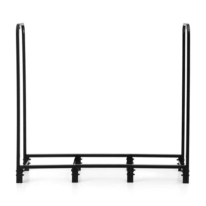 Gardeon Firewood Rack 120cm Wood Rack 3 Sizes Firewood Storage with Tools Black - Image 3