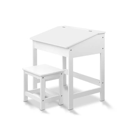 Keezi 2PCS Kids Table and Chairs Set Activity Children Playing Toys Study Desk - Image 3