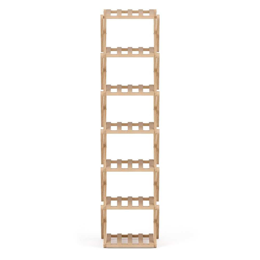 Artiss 7 Tier Bamboo Foldable Shoe Rack Organizer Entryway - Image 4