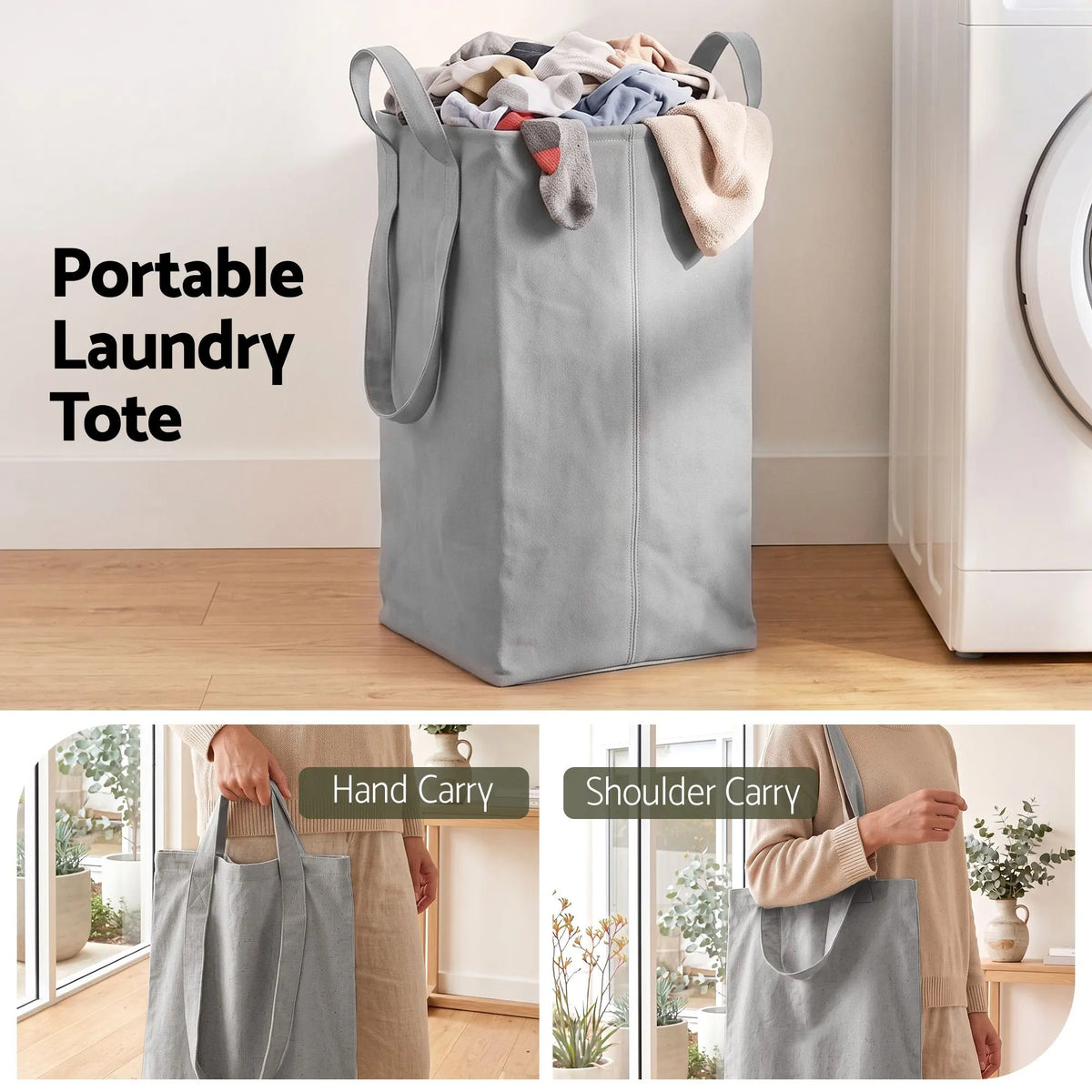 Artiss Tall Bathroom Storage Cabinet with Tilt Out Laundry Hamper White 170cm - Image 8