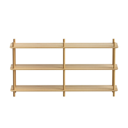 Artiss Bookshelf 3 Tiers Bookcase Display Shelves Wooden Storage Stand Rack Pine - Image 4