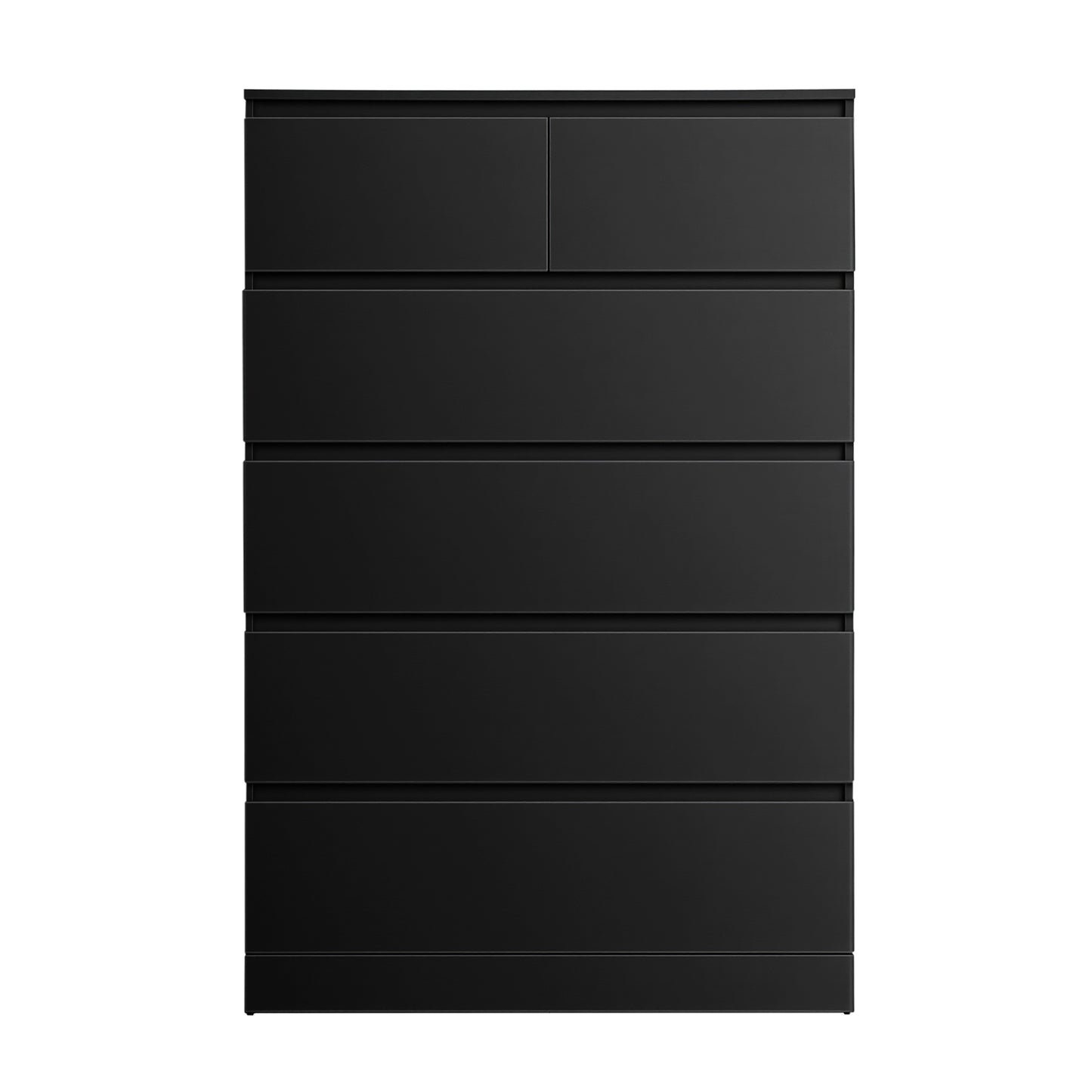 Artiss 6 Chest of Drawers Tallboy PEPE Black - Image 4