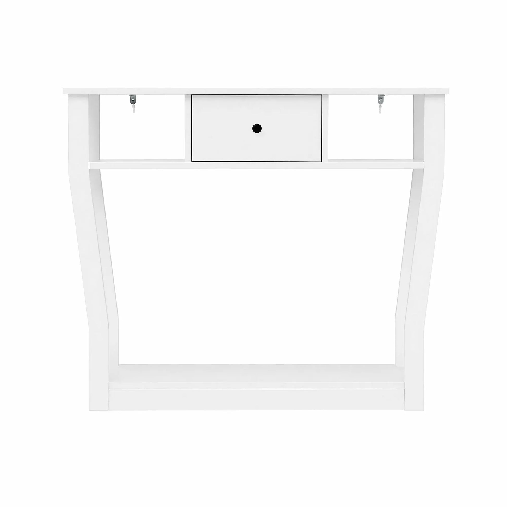 Artiss Console Table Entryway Hallway Sofa Side Table Drawer Shelf 100CM White - Image 5
