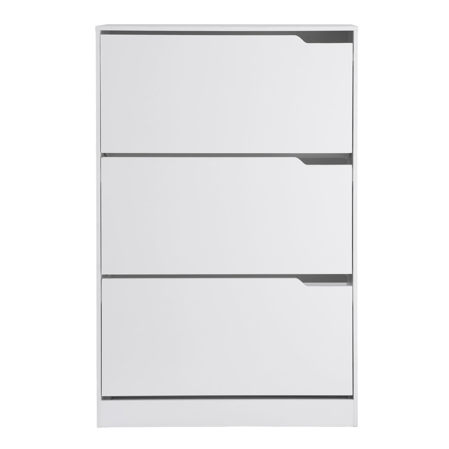 Artiss Shoe Rack Cabinet 24 Pairs Adjustable Shelf White - Image 4