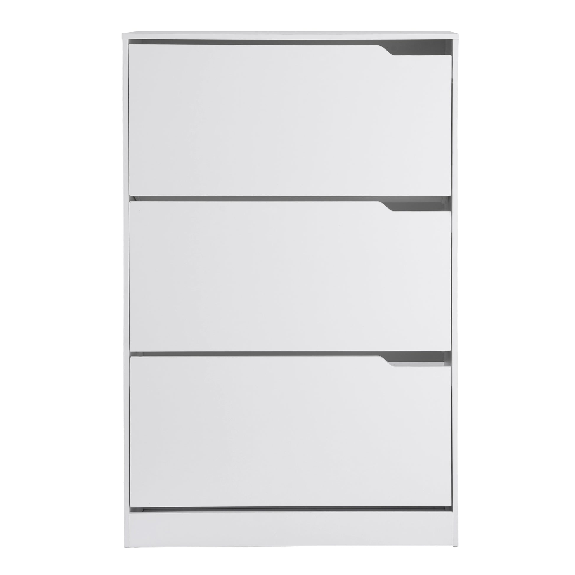 Artiss Shoe Rack Cabinet 24 Pairs Adjustable Shelf White - Image 4