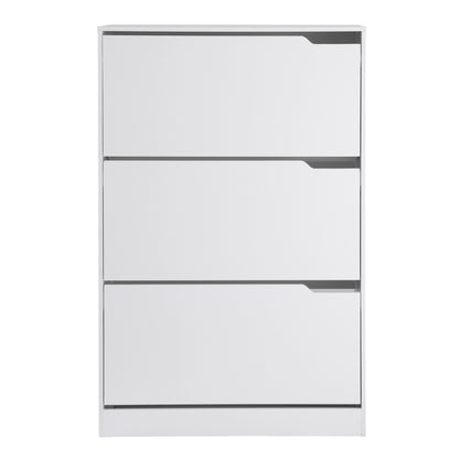 Artiss Shoe Rack Cabinet 24 Pairs Adjustable Shelf White - Image 4