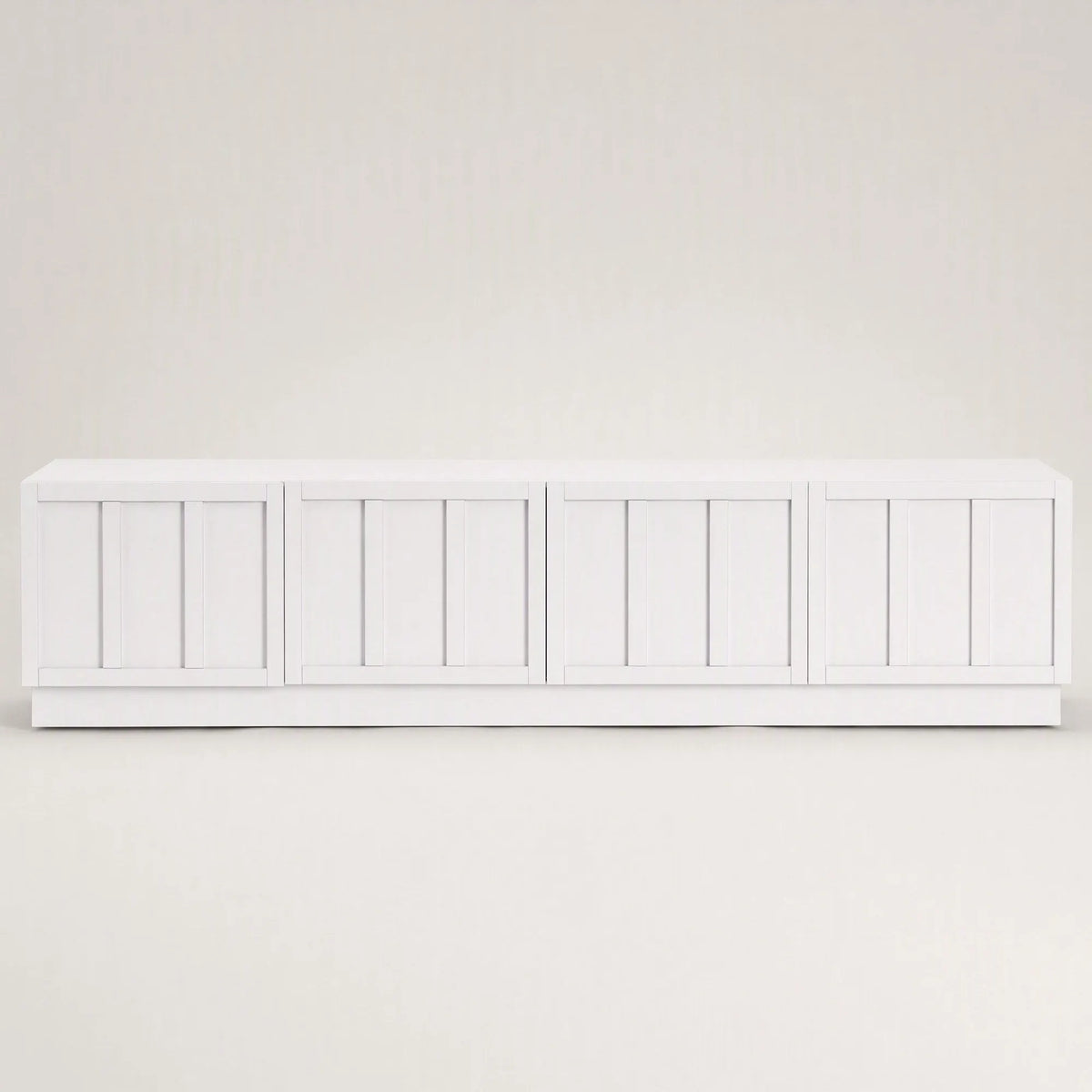 Artiss 180cm TV Unit Entertainment Cabinet Fluted Style Cable Management White - Image 5