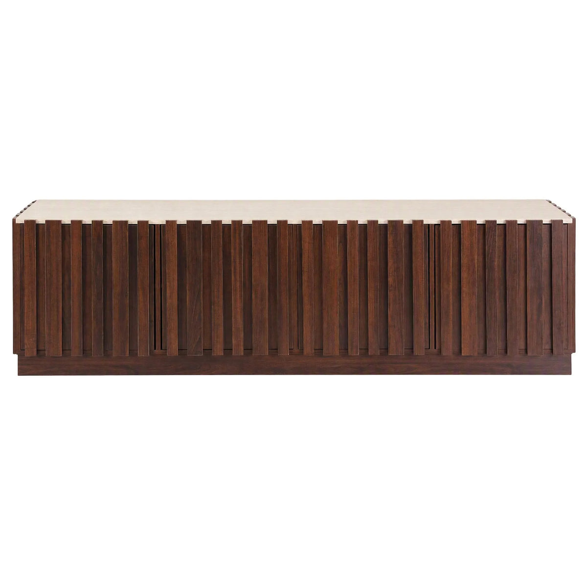 Artiss 180cm TV Unit Entertainment Cabinet Fluted Style Anti-tip Kit Walnut - Image 5