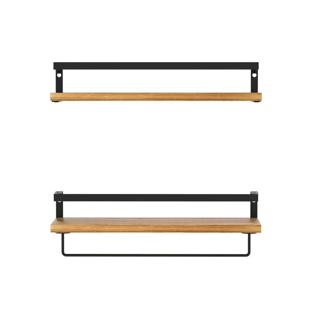 Artiss Floating Wall Shelf Set of 2 - Image 3