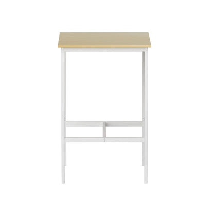 Artiss Bar Table Counter Height Kitchen High Dining Desk Pub 60x92cm Modern Pine - Image 4
