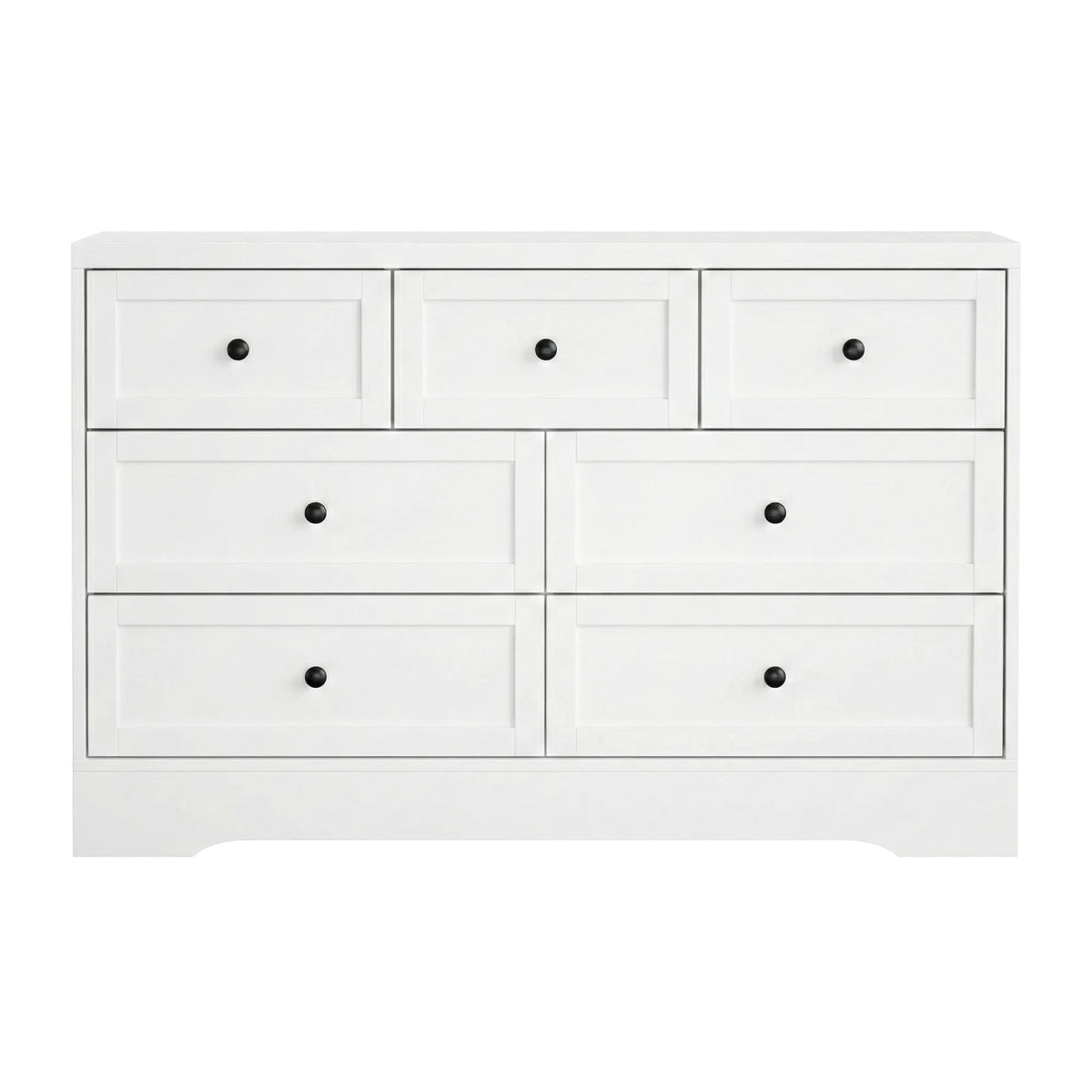 Artiss 7 Chest of Drawers Dresser Table White - Image 4