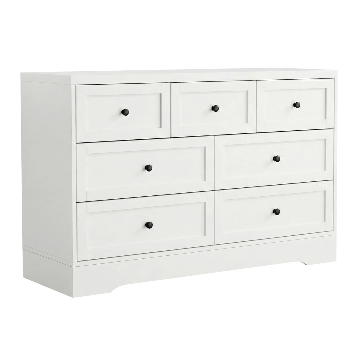 Artiss 7 Chest of Drawers Dresser Table White - Image 9