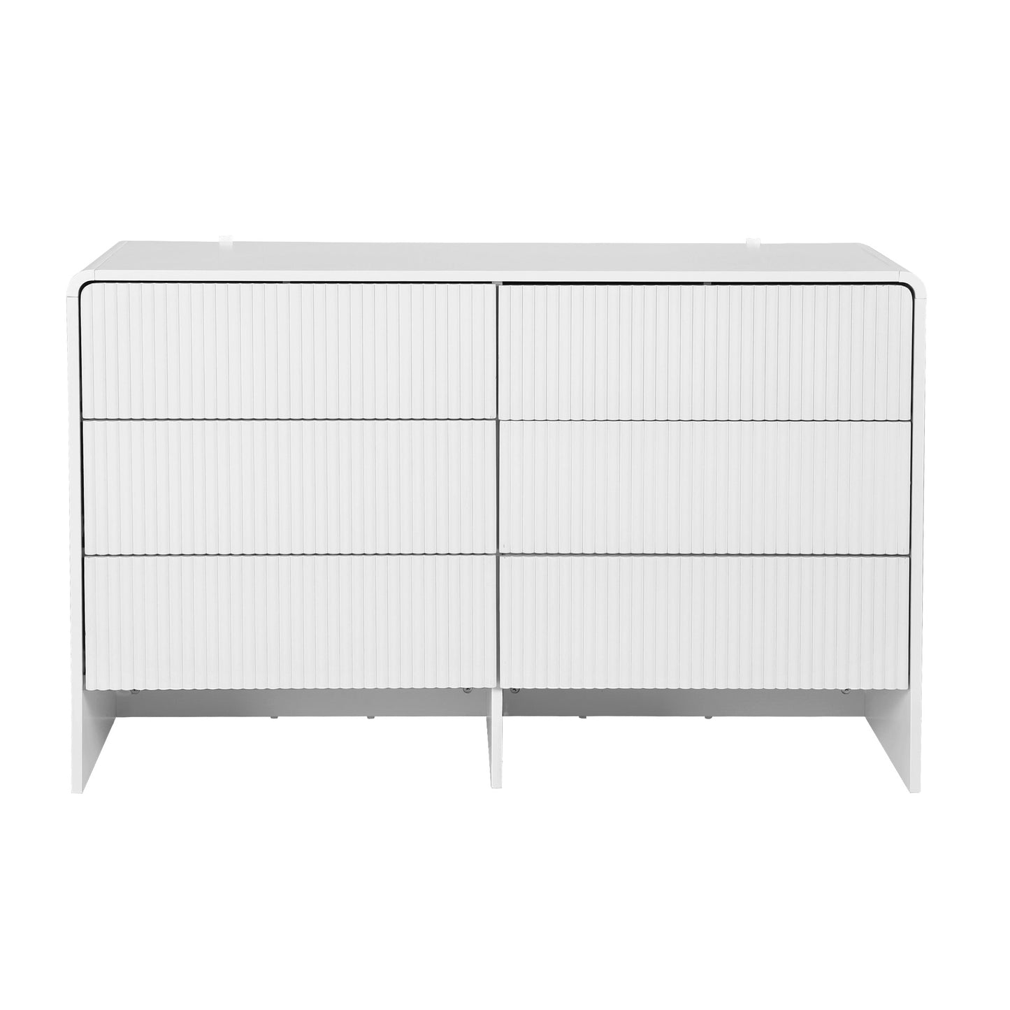 Artiss 6 Chest of Drawers Dresser Cabinet Beige - Image 4