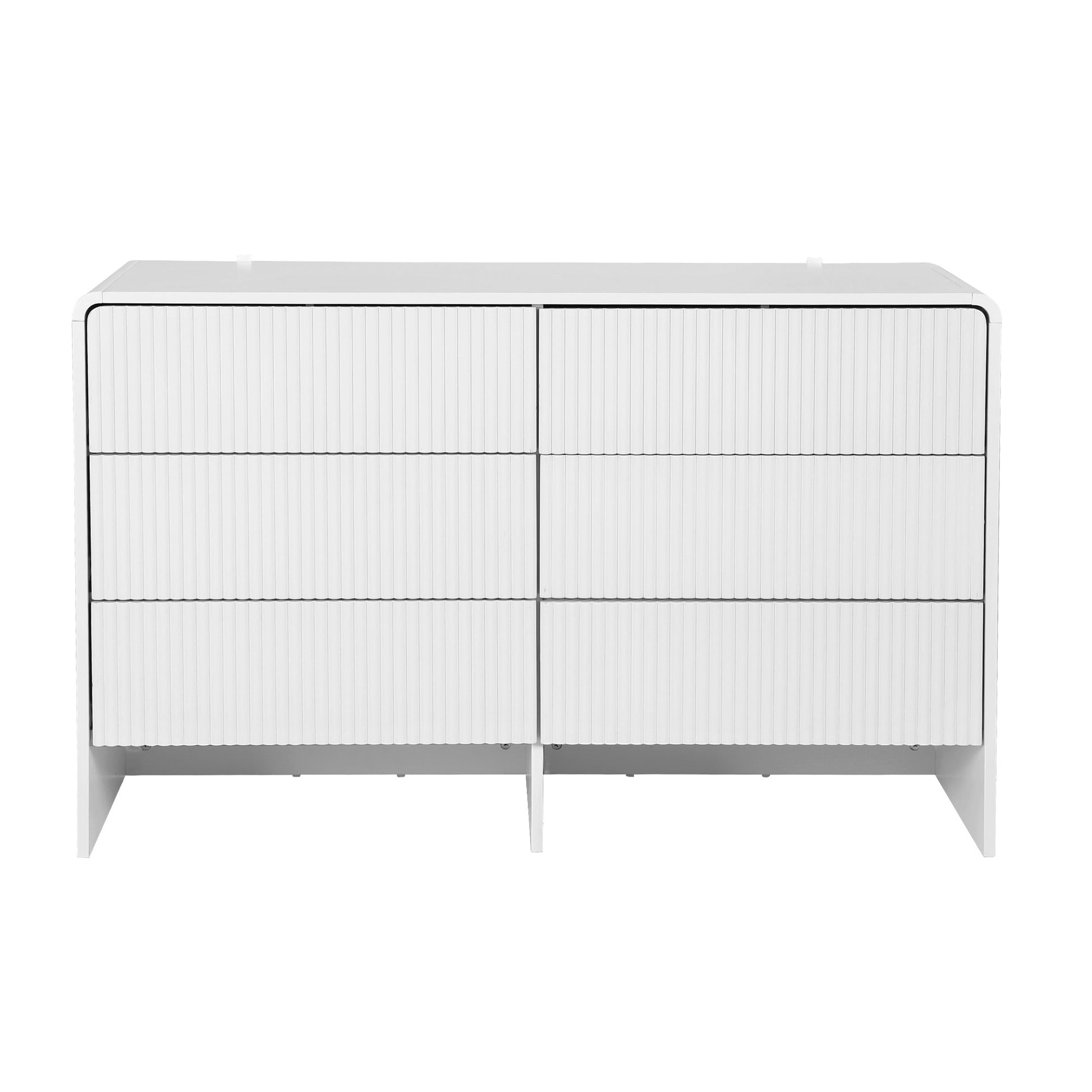 Artiss 6 Chest of Drawers Dresser Cabinet Beige - Image 4