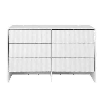 Artiss 6 Chest of Drawers Dresser Cabinet Beige - Image 4