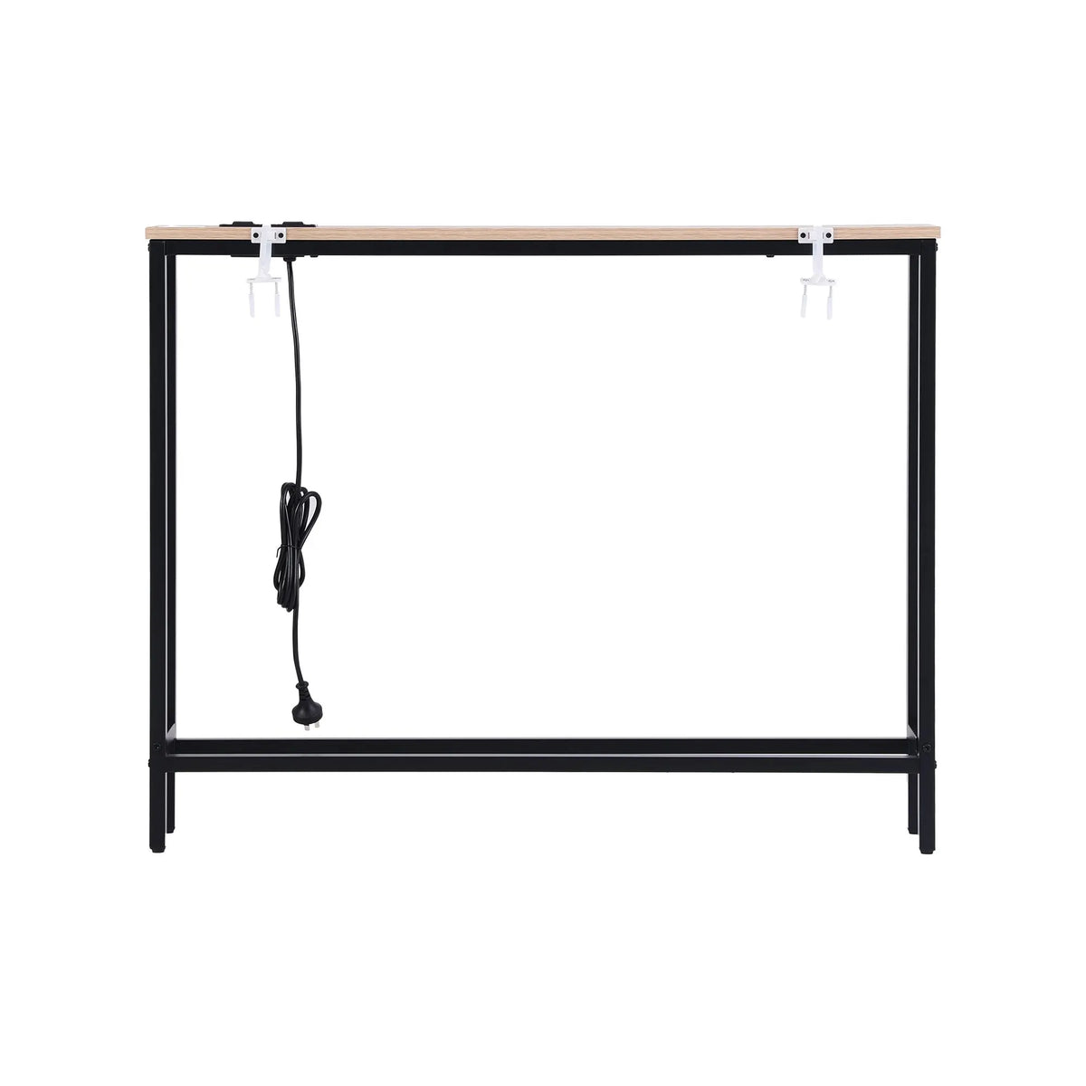 Artiss Console Table Entryway Hallway Display Desk Charging Station Wood - Image 4