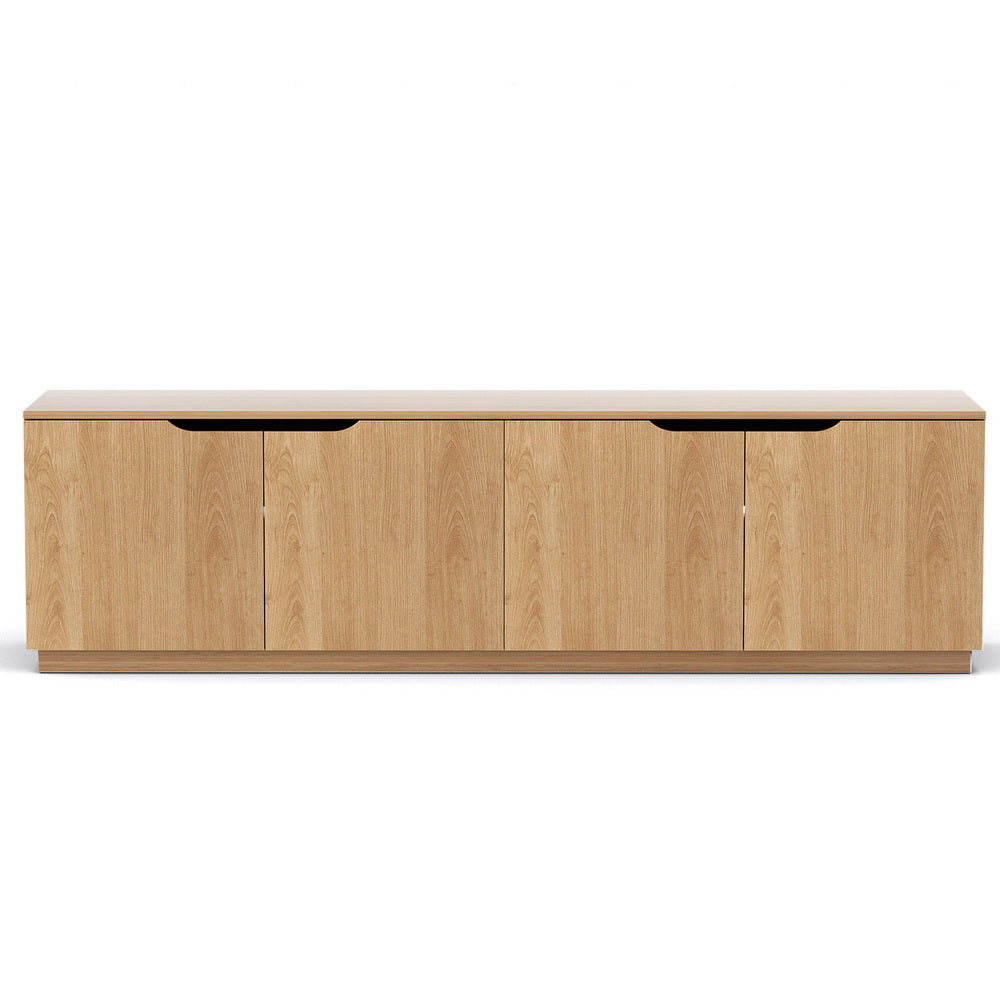 Artiss TV Unit Entertainment Unit Storage Cabinet 180cm Pine - Image 4