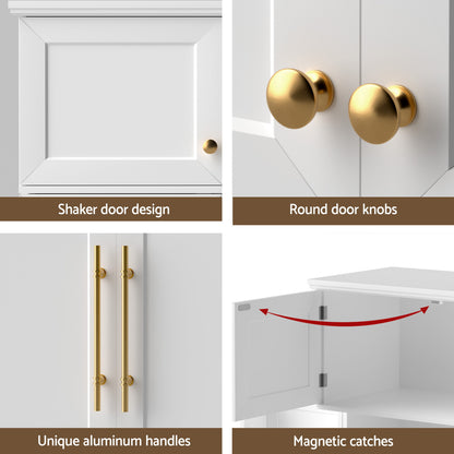 Artiss Buffet Sideboard Cabinet Pantry Kitchen Storage Cupboard Drawers Doors - Image 8