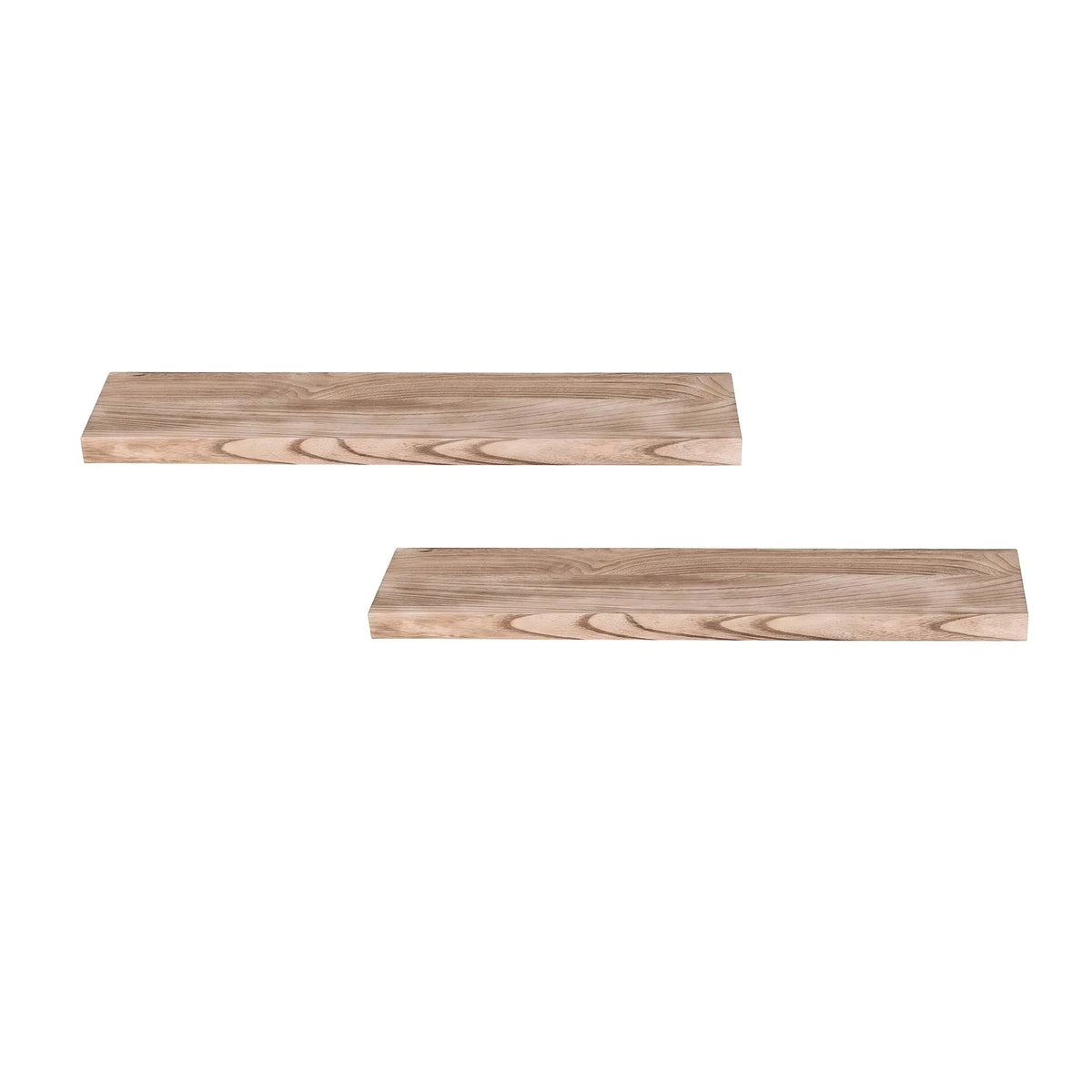 Artiss Floating Wall Shelf Set of 2 Wood 90CM - Image 3