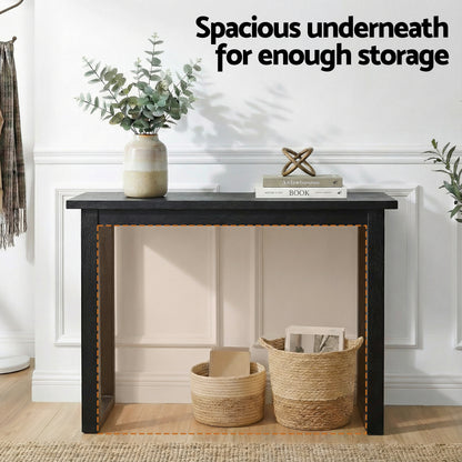 Artiss Console Table 110CM Black - Image 5