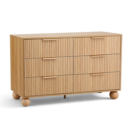 Artiss 6 Chest of Drawers Dresser Tallboy Pine - Image 7