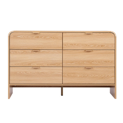 Artiss 6 Chest of Drawers Dresser Cabinet Pine - Image 4