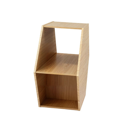 Artiss Set of 2 Coffee Table Hexagonal Center Table with Open Storage 2-Way Display Side Table Wood - Image 4