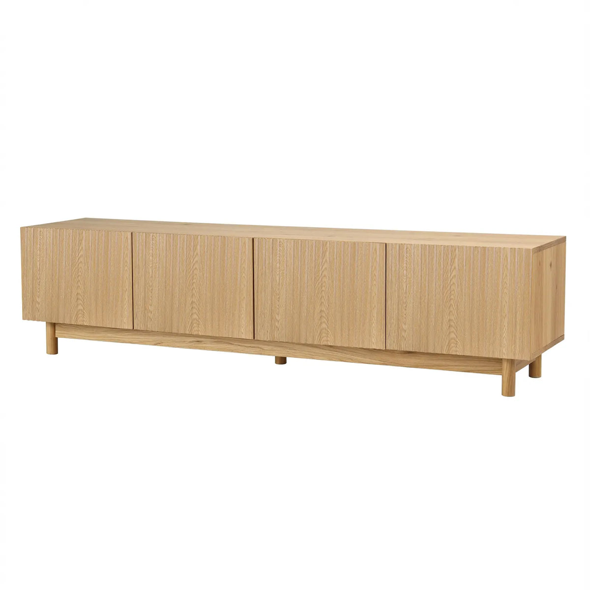 Artiss TV Unit Entertainment Unit Storage Cabinet 180cm Pine - Image 9