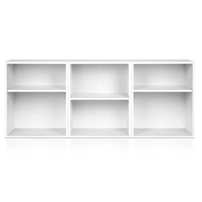 Artiss Bookshelf Set of 3 - VENA White - Image 3