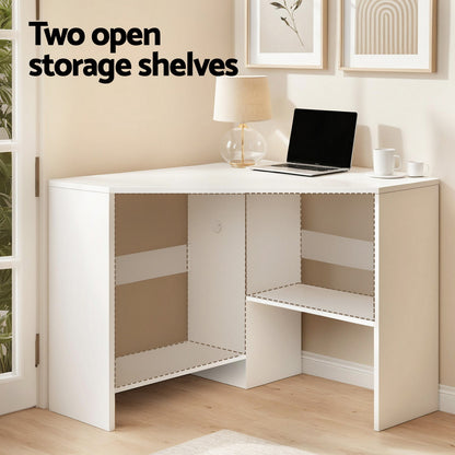 Artiss Corner Computer Desk Shelves CPU Stand L-shape Home Office Workstation Desks - Image 5