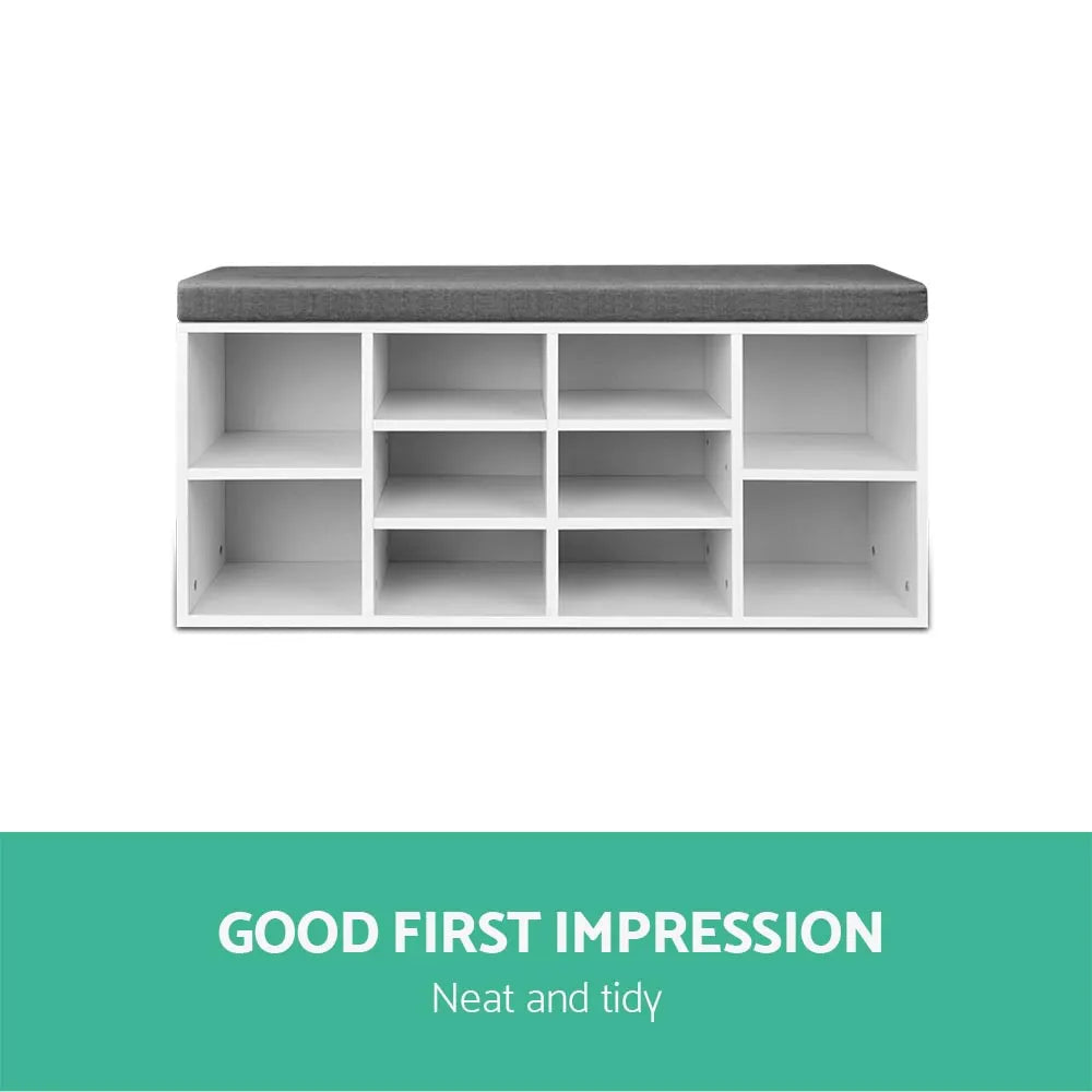 Artiss Shoe Rack Storage Cabinet Bench BOA - Image 3