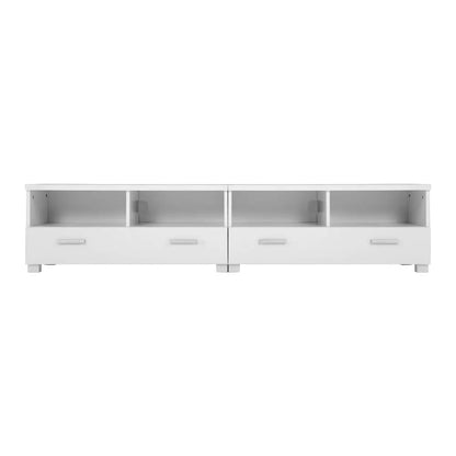 Artiss TV Cabinet Entertainment Unit 180cm White Eddie - Image 5