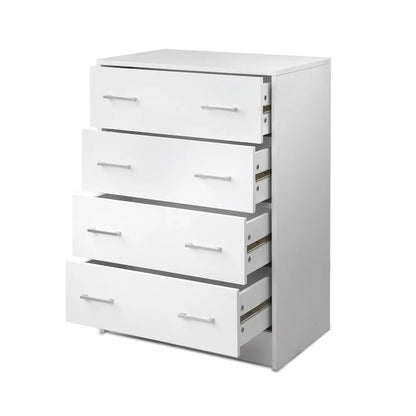 Artiss 4 Chest of Drawers - ANDES White - Image 3