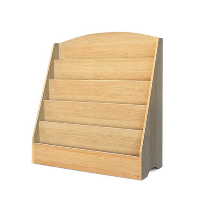 Keezi 5 Tiers Kids Bookshelf Magazine Shelf Organiser Bookcase Display Rack - Image 3