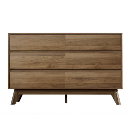 Artiss 6 Chest of Drawers - XAVI Walnut - Image 5