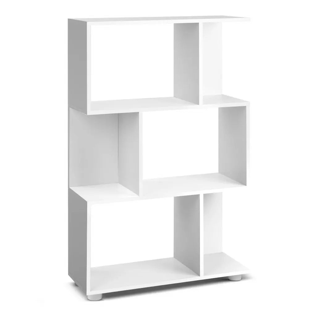 Artiss Bookshelf 3 Tiers - NINA White - Image 3
