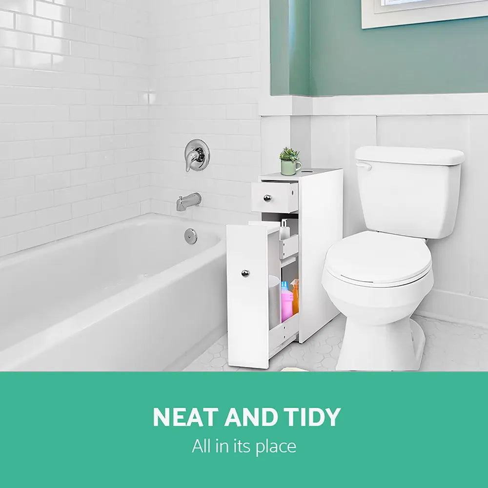 Artiss Bathroom Storage Cabinet Tissue Holder - Image 5
