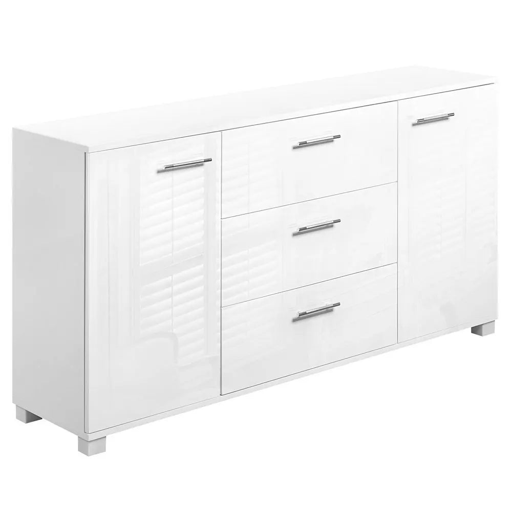 Artiss Buffet Sideboard High Gloss - White