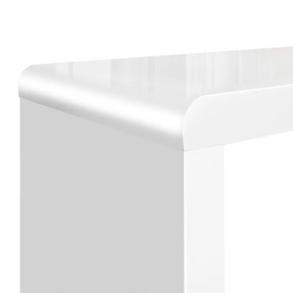 Artiss Nesting Coffee Table Set of 3 Glossy White - Image 3