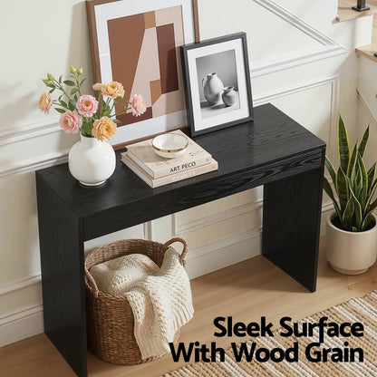 Artiss Console Table Hallway Sofa Entryway Entrance 120CM Black - Image 6
