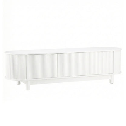 Artiss TV Unit Entertainment Unit Storage Cabinet 160cm White - Image 3