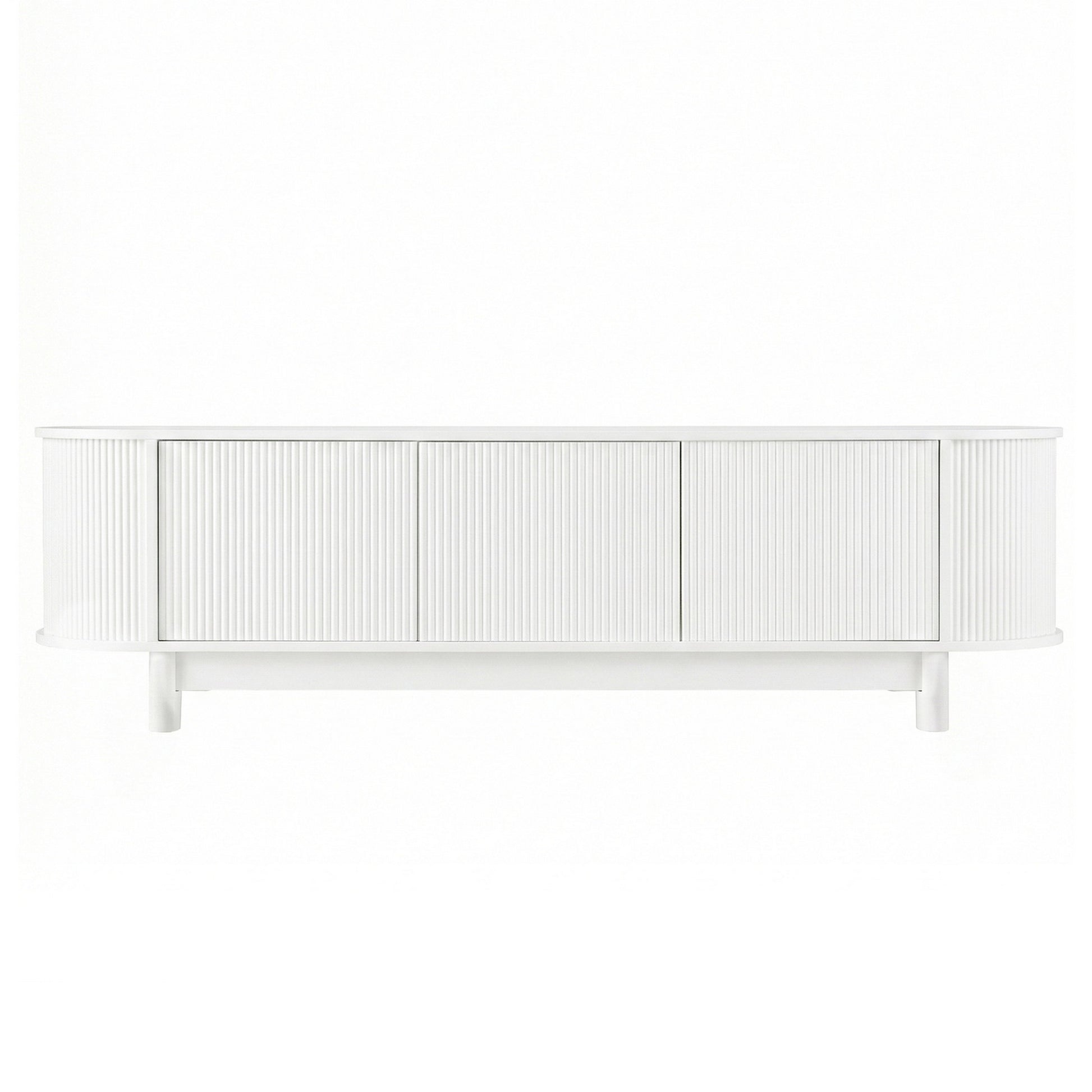 Artiss TV Unit Entertainment Unit Storage Cabinet 160cm White - Image 9