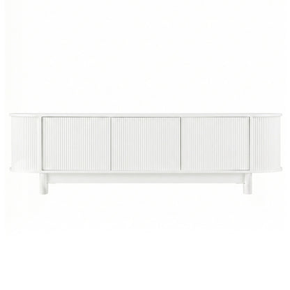 Artiss TV Unit Entertainment Unit Storage Cabinet 160cm White - Image 9