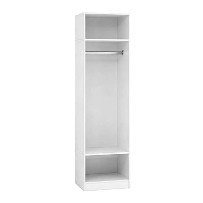 Artiss 2X Wardrobe Clothes Closet Storage Organiser Shelf White - Image 2
