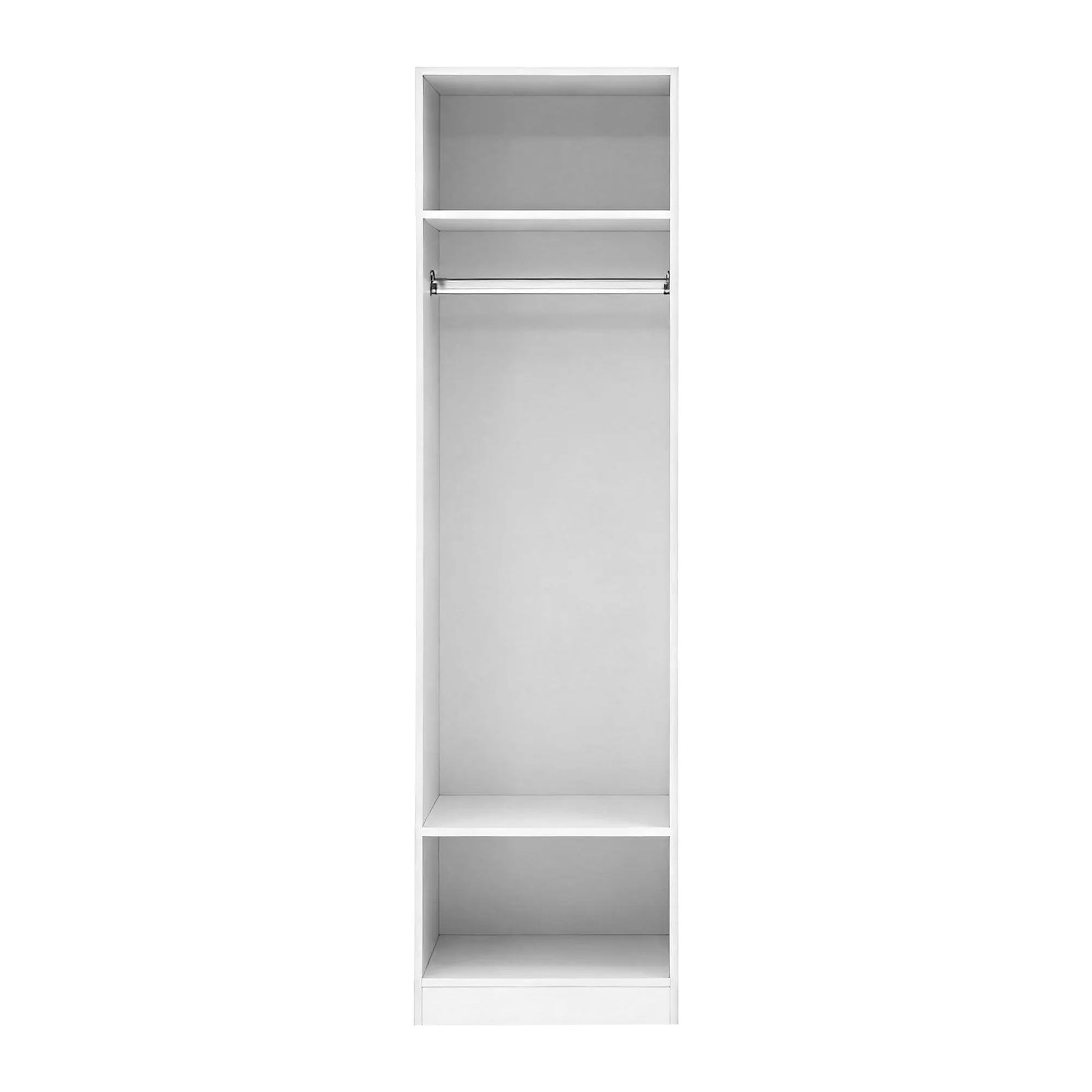 Artiss 2X Wardrobe Clothes Closet Storage Organiser Shelf White - Image 5