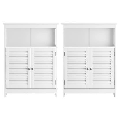 Artiss 2x Buffet Sideboard Cabinet Server Cupboard Kitchen Bathroom Storage IVOR - Image 4