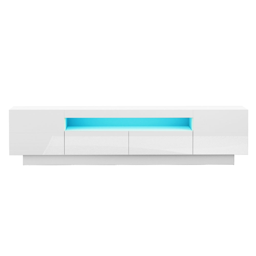 Artiss TV Unit Entertainment Unit Storage Drawer RGB LED 180cm White - Image 4