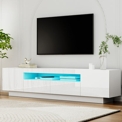Artiss TV Unit Entertainment Unit Storage Drawer RGB LED 180cm White - Image 8