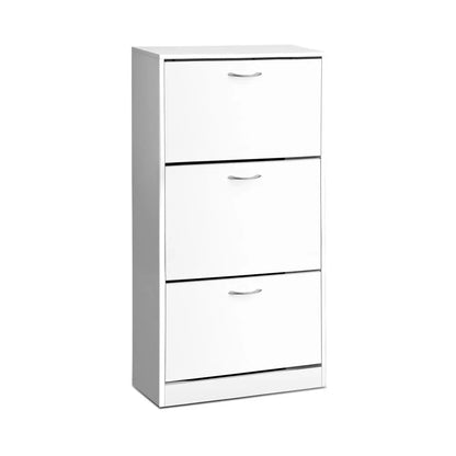 Artiss Shoe Rack Cabinet 36 Pairs Adjustable Shelves Ivy - Image 3